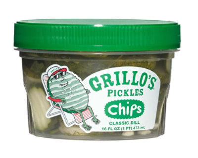 Grillos Pickles Chips Italian Dill - 16 Fl. Oz. - Image 1