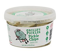 Grillos Pickles Chips Italian Dill - 16 Fl. Oz.