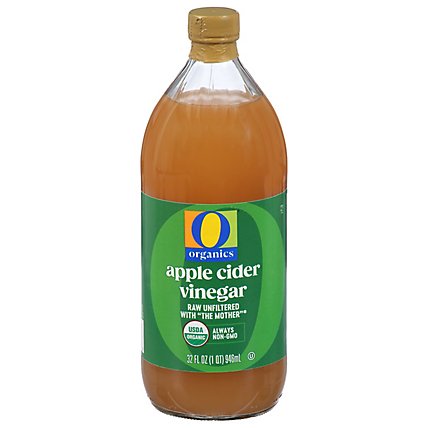 O Organics Vinegar Organic Apple Cider Unfiltered - 32 Fl. Oz. - Image 1