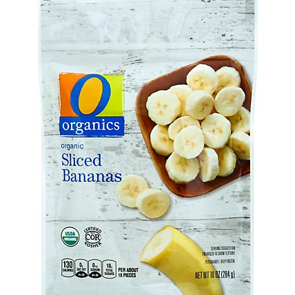 O Organics Organic Bananas Sliced - 10 Oz - Image 2