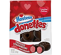 Hostess Donettes Frosted Strawberry Mini Donuts Bag - 9.5 Oz