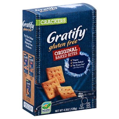 Gratify Crkr Bkd Bites Orig Gf - Each