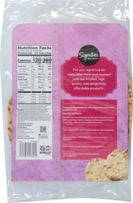 Signature SELECT Garlic Flat Bread Naan - 17.6 Oz - Image 6