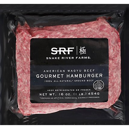 Snake River Farms Beef Ground Beef American Style Wagyu 75% Lean 25% Fat - 16 Oz - Image 2