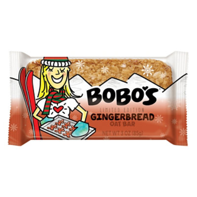 Bobos Oat Bar Gingerbread - 3 Oz - Image 3