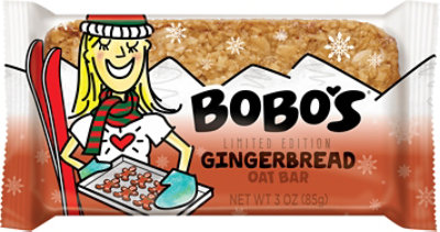 Bobos Oat Bar Gingerbread - 3 Oz - Image 2