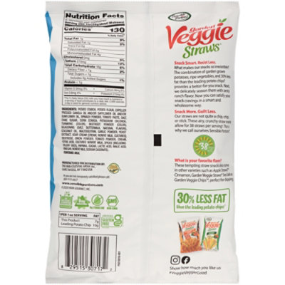 Sensible Portions Garden Veggie Straws Zesty Ranch - 7 Oz - Image 5