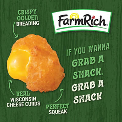 Farm Rich Snacks Cheddar Cheese Curds In A Crispy Golden Coating - 16 Oz - Image 3