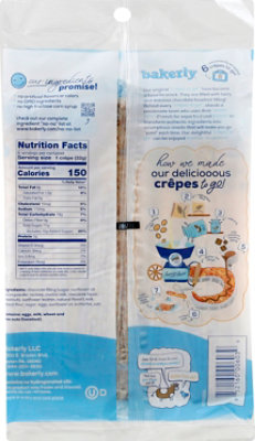 bakerly Chocolate Hazelnut Filled Crepes - 6 Count - Image 6