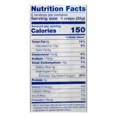 bakerly Chocolate Hazelnut Filled Crepes - 6 Count - Image 4