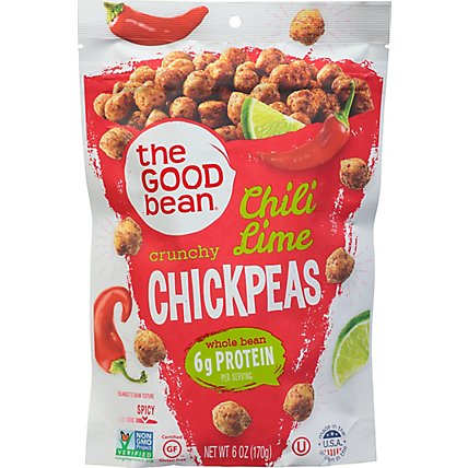 The Good Bean Chickpeas Smoky Chili & Lime - 6 Oz - Image 2