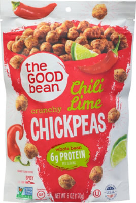 The Good Bean Chickpeas Smoky Chili & Lime - 6 Oz - Image 2