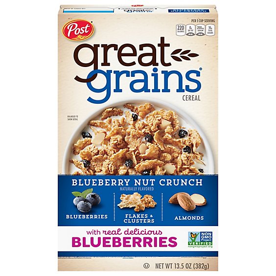 Great Grains Cereal Blueberry Mornings - 13.5 Oz
