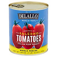 DeLallo Tomatoes Peeled Whole Italian - 28 Oz - Image 1
