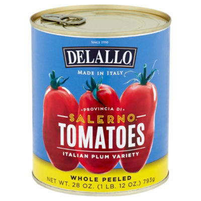 DeLallo Tomatoes Peeled Whole Italian - 28 Oz - Image 1