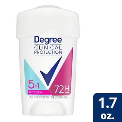 Degree For Women Clinical Protection Anti-Perspirant Stick with Motionsense 5-In-1 - 1.7 Oz - Image 1