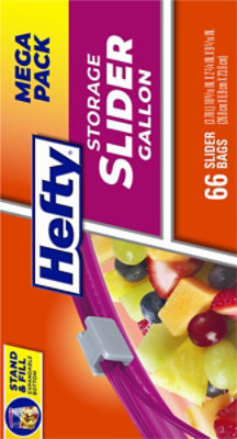 Hefty Storage Slider Bags Gallon Mega Pack - 66 Count - Image 4