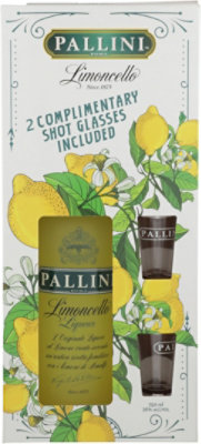 Pallini Limoncello With Glasses - 750 Ml - jewelosco