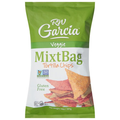 RW Garcia MixtBag Tortilla Chips Veggie & White Corn - 14 Oz - Image 2