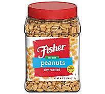 Fisher Peanuts Sea Salt Dry Roasted Golden Roast - 36 Oz