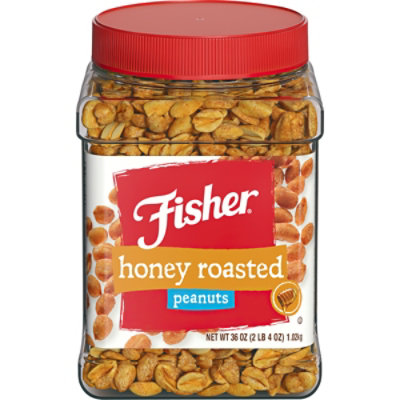 Fisher Peanuts Honey Roasted - 36 Oz - Image 3