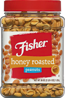 Fisher Peanuts Honey Roasted - 36 Oz - Image 2