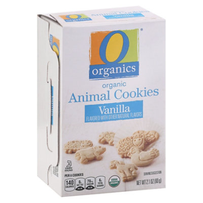 O Organics Cookies Organic Animal Vanilla - 2.1 Oz