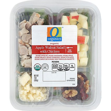 O Organics Salad Apple Walnut With Chicken - 7 Oz - Image 2