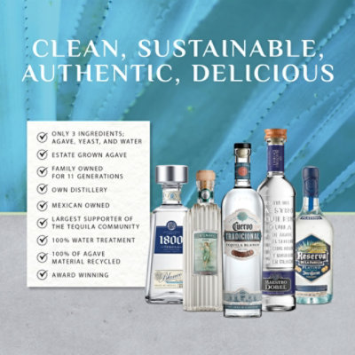 1800 Blanco Tequila 40.0% ABV - 750 Ml - jewelosco