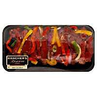Meat Service Counter USDA Choice Beef Fajitas With Vegetables Marinated - 1.50 Lbs. - Image 1