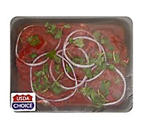 Meat Service Counter Beef Carne Asada Marinated - 2 LB