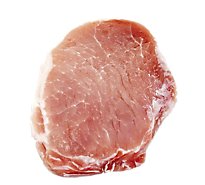 Meat Counter Pork Loin Center Cut Chops Boneless Service Case - 1 LB