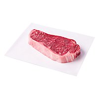 Open Nature New York Boneless Steak Grass Fed Angus Beef Top Loin Butcher Counter - 0.8 Lb - Image 1
