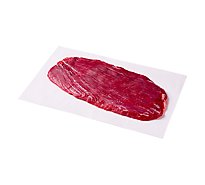 Meat Service Counter Open Nature Beef Grass Fed Angus Flank Steak In The Bag - 1.50 Lbs.