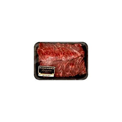 Meat Service Counter Open Nature Beef Grass Fed Angus Skirt Steak - 1.50 Lbs. - Image 1