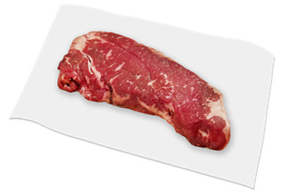 USDA Prime Beef Top Loin New York Boneless Steak Service Case - 1.00 Lb - Image 1