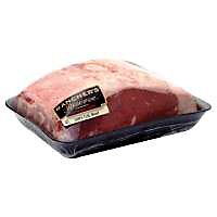 Meat Counter Beef USDA Prime Loin Strip Boneless Whole Service Case - 17 LB - Image 1