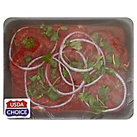 USDA Choice Beef Carne Asada Marinated Service Case - 2 Lb - Image 1