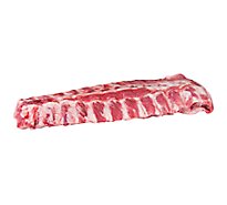Pork Ribs Back Ribs Extra Meaty Service Case - 3 Lb