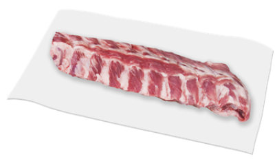 Meat Service Counter Pork Ribs Back Ribs Extra Meaty - 3.00 LB