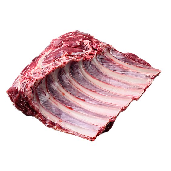 Meat Service Counter Open Nature Lamb Rib Rack - 1.50 Lbs.