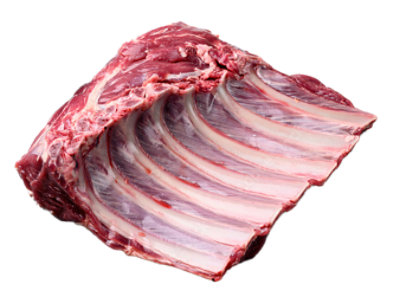 Meat Service Counter Open Nature Lamb Rib Rack - 1.50 Lbs. - Image 1