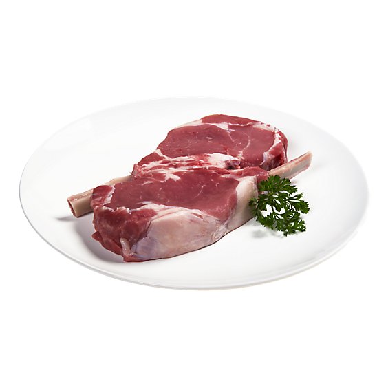 Meat Service Counter Veal Loin Chops - 1.00 Lb