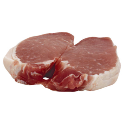 Pork Loin Chops Butterfly Boneless Service Case - 1 Lb - Image 1