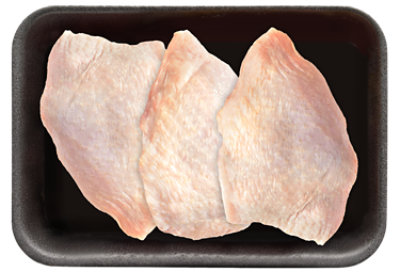 Meat Service Counter Chicken Thighs Bone In - 1.00 LB