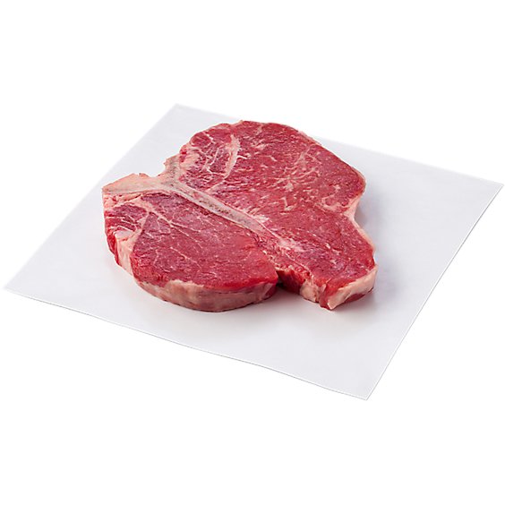 Meat Service Counter USDA Choice Beef Loin Porterhouse Steak - 2.00 Lb