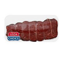 Meat Counter Beef USDA Choice Chuck Tender Roast Service Case - 2.50 LB