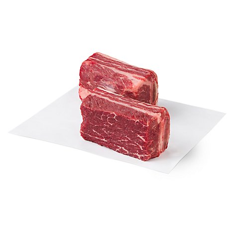 Meat Service Counter USDA Choice Beef Chuck Short Ribs - 2 LB