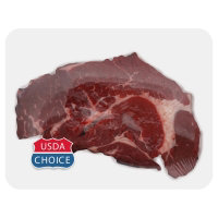 Meat Service Counter USDA Choice Beef Chuck Steak Boneless Thin Cut - 1.50 Lbs.