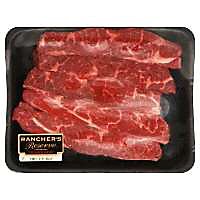 USDA Choice Beef Chuck Short Rib Boneless Flanken Style Service Case - 1 Lb - Image 1
